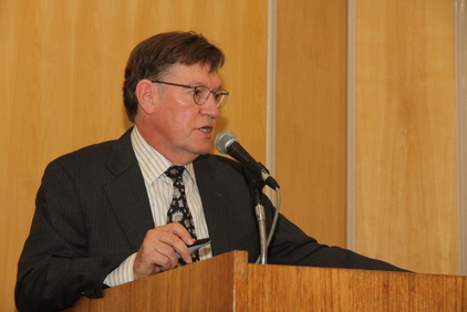 professor Richard Palmer em audiência pública da crise hídrica