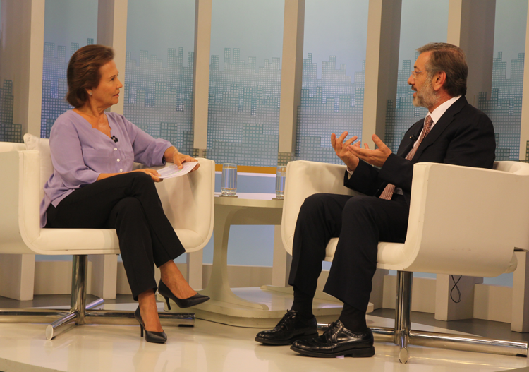 Procurador-Geral de Justiça fala na TV Gazeta: discussão propositiva sobre segurança públia