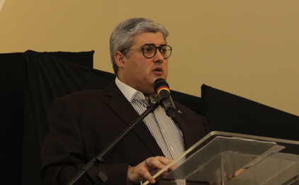 O palestrante da abertura do Congresso, Frei Phillip Neves Machado