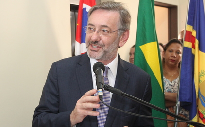 Procurador-Geral fala durante inauguração do novo prédio do MP em Igarapava