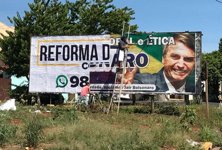 Propaganda antecipada Bolsonaro - Ibitinga