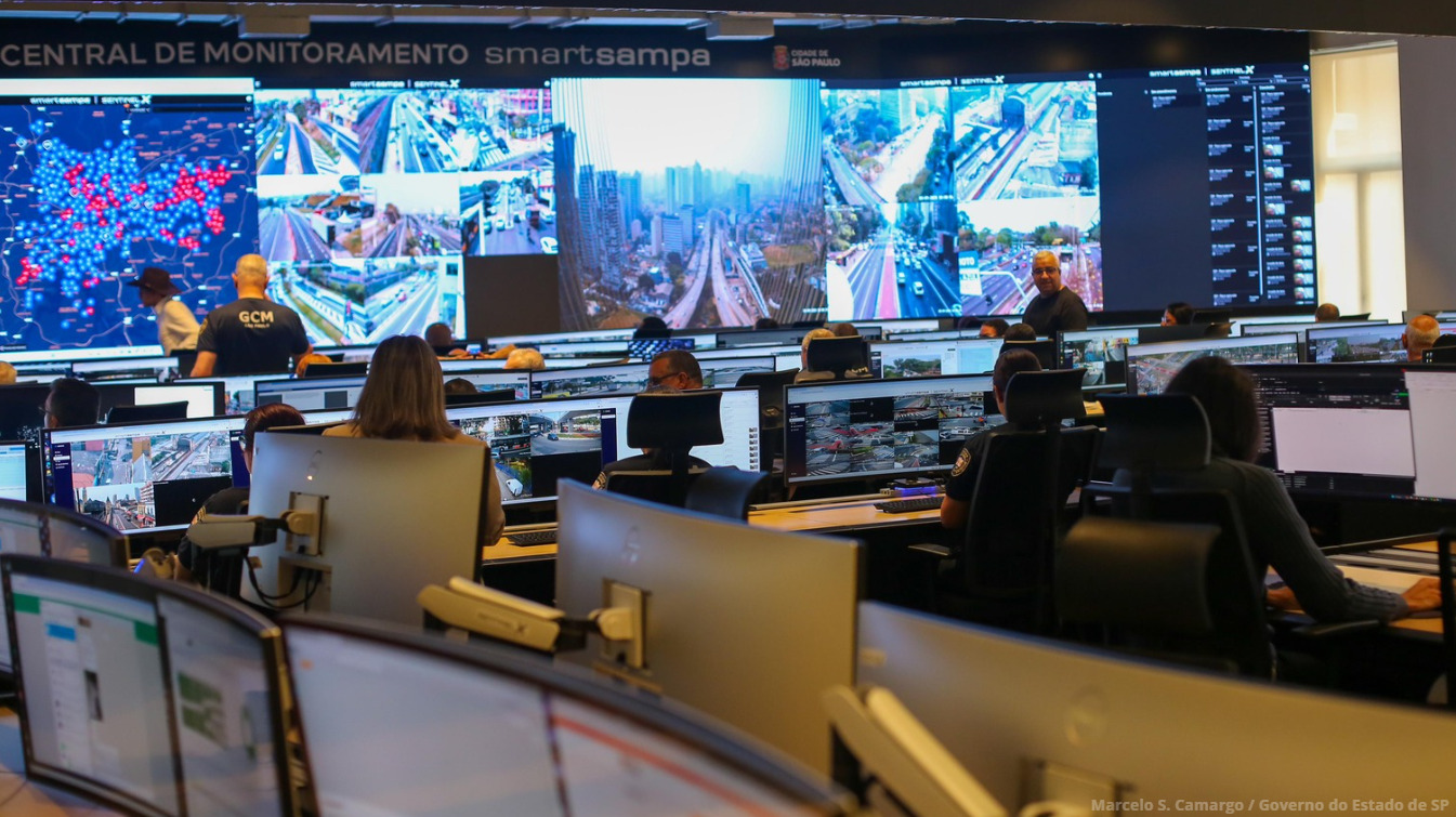 sala de operação do Smart Sampa