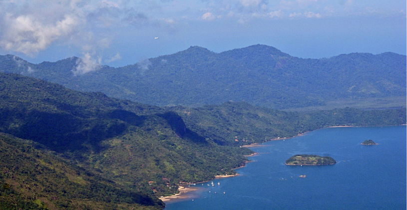 Serra do Mar vista de Ubatuba